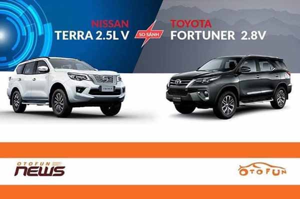 Nissan Terra và toyota Fortuner